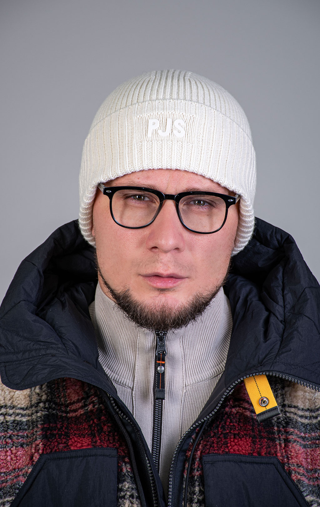 Шапка вязаная PARAJUMPERS PJS HAT FW 25/26 moonbeam 