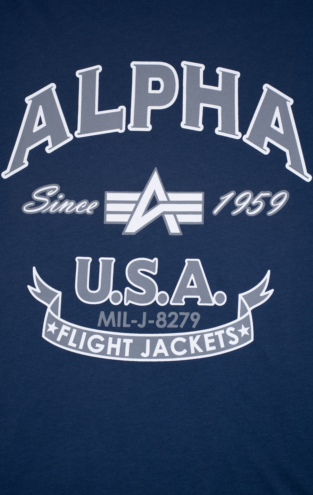 Футболка ALPHA INDUSTRIES ALPHA FJ new navy 