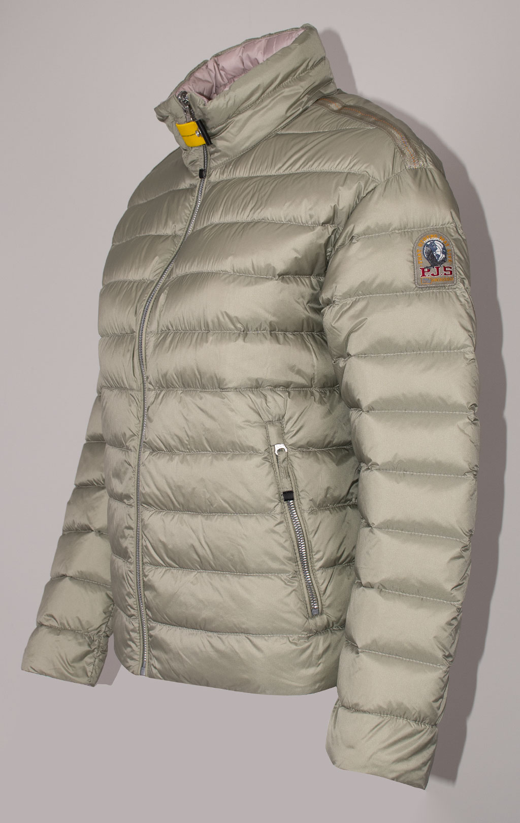Женская куртка-пуховик лёгкая PARAJUMPERS LETIZIA REVERSO двусторонняя SS 24 sage-misty lilac 
