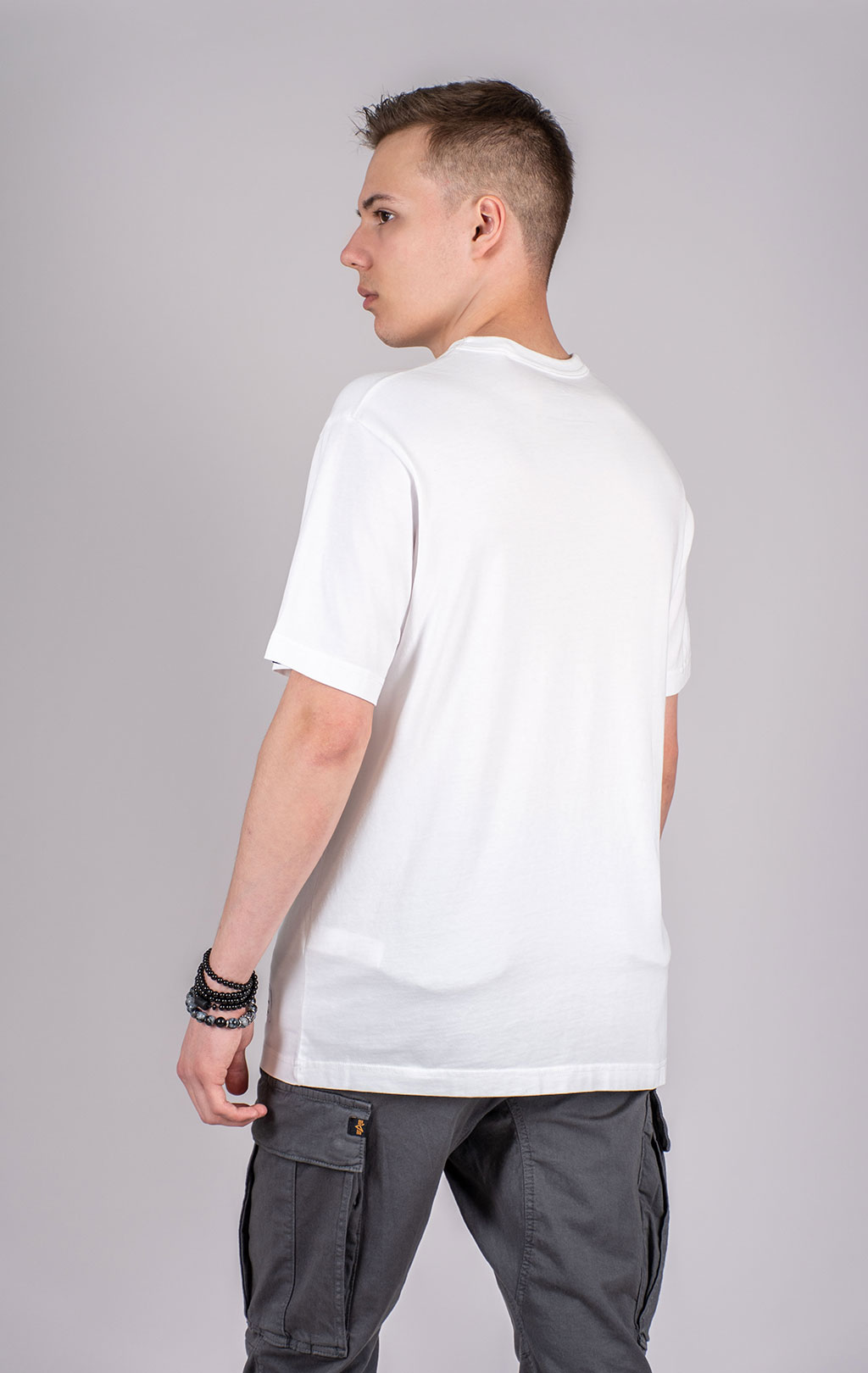 Футболка ALPHA INDUSTRIES 1940s GP JEEP TEE SS 25 m white 