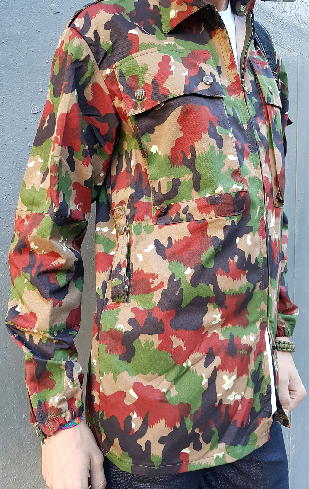 Китель полевой лёгкий camo б/у Швейцария