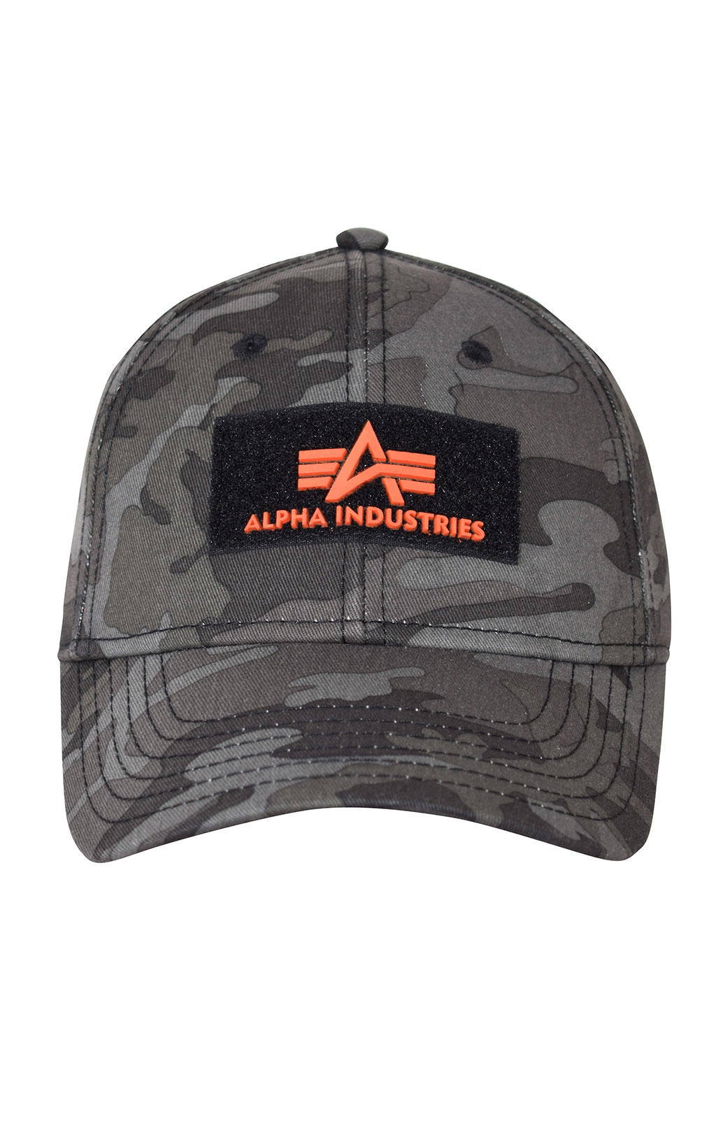 Бейсболка ALPHA INDUSTRIES VELCRO CAP II black camo 