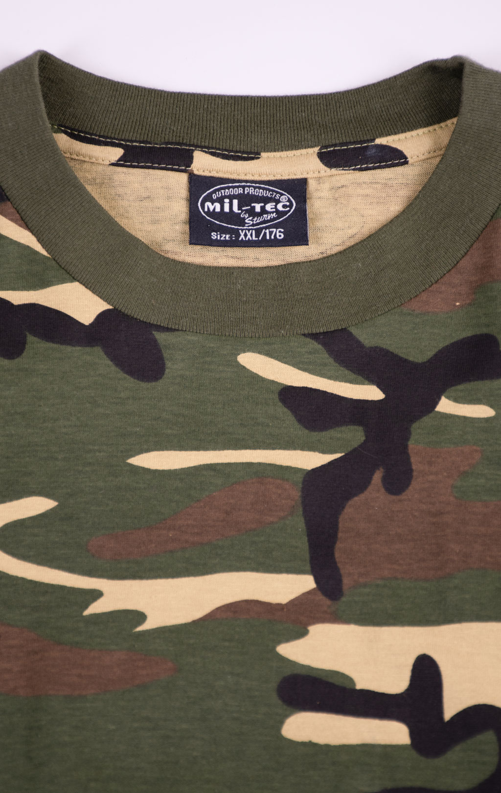 Детская футболка 100% cotton camo woodland 