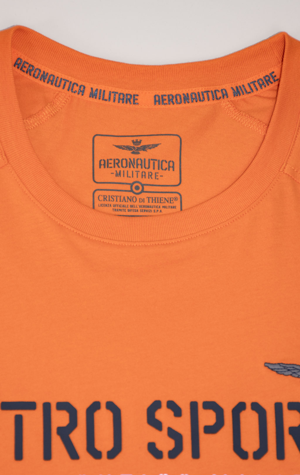 Футболка AERONAUTICA MILITARE SS 24/TR carrot orange (TS 2207) 