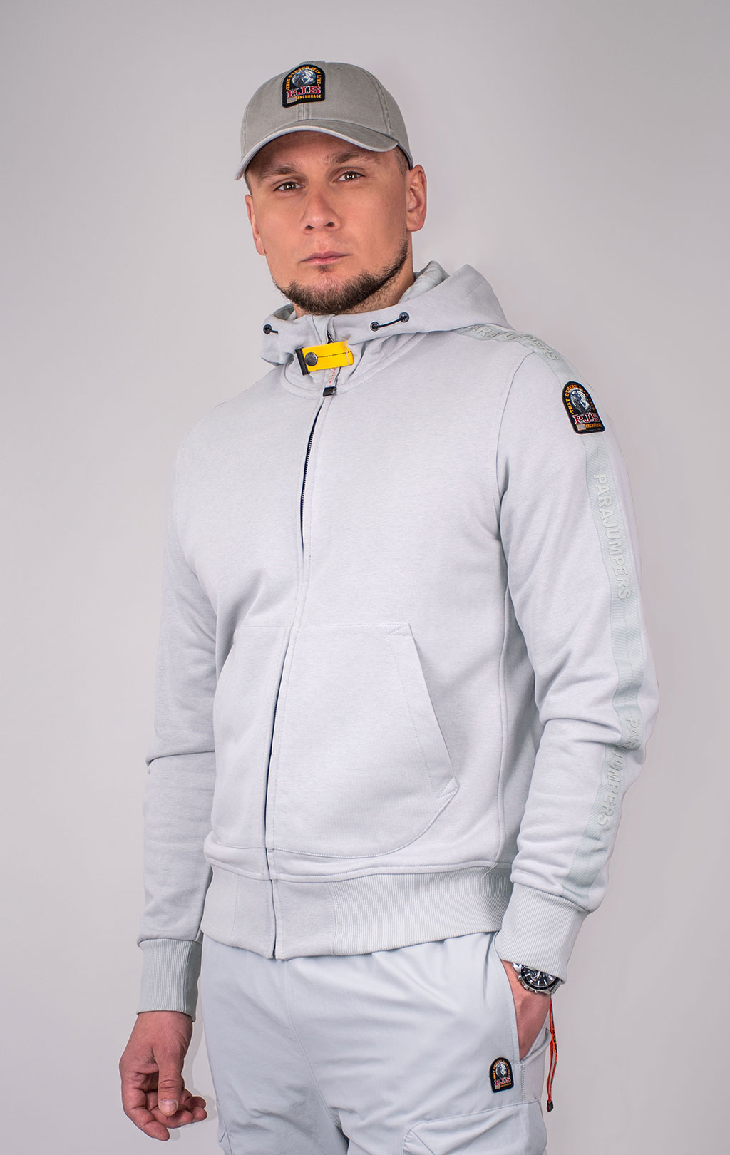 Толстовка с капюшоном PARAJUMPERS ALDRIN SS 24 moonstruck 