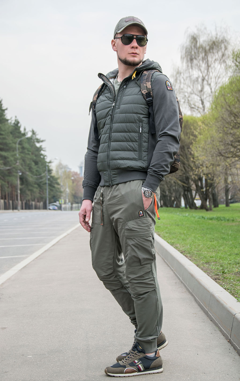 Брюки трикотажные PARAJUMPERS OSAGE с карманами SS 23 fisherman 