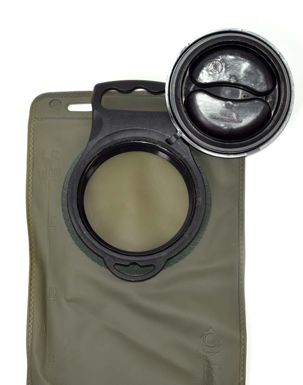 Питьевая система Mil-Tec горловина снаружи, 3L coyote