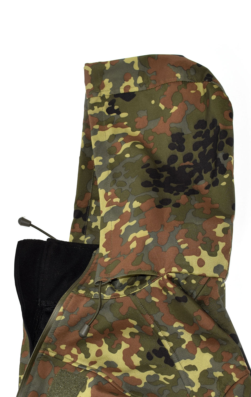 Куртка Mil-Tec Soft Shell с капюшоном flecktarn 