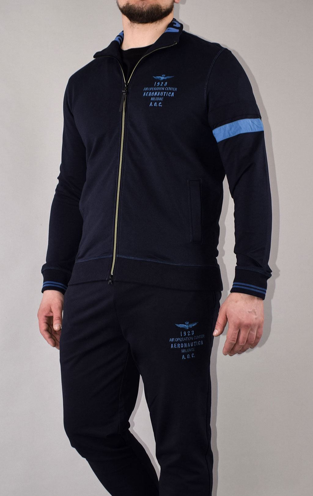 Олимпийка AERONAUTICA MILITARE SS 21/TR blue black (FE 1571) 