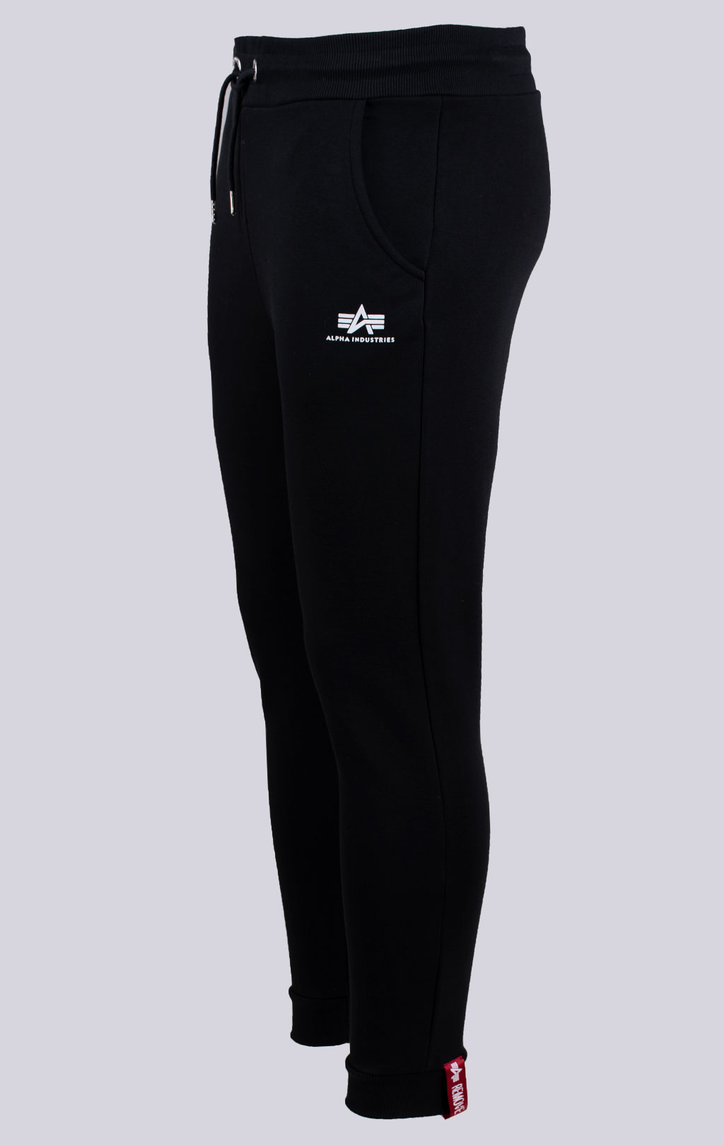 Брюки спортивные джоггеры ALPHA INDUSTRIES BASIC JOGGER SMALL LOGO black 