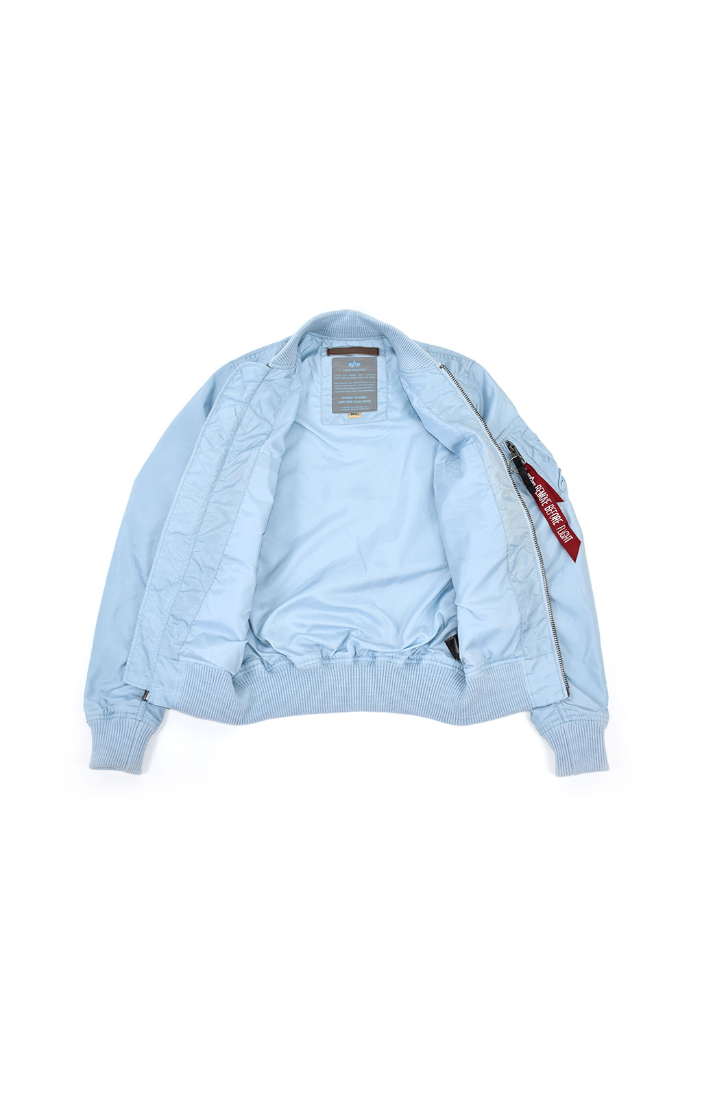 Женская ветровка-бомбер ALPHA INDUSTRIES TT MA-1 air blue 