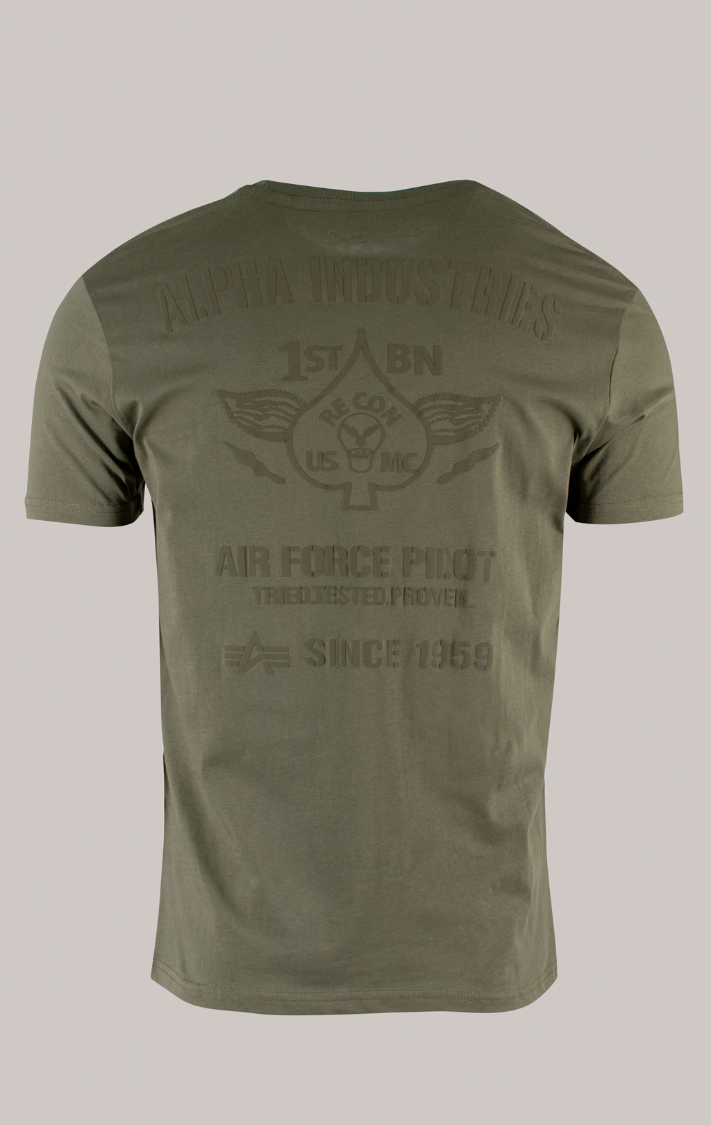 Футболка ALPHA INDUSTRIES AIR FORCE T dark olive 