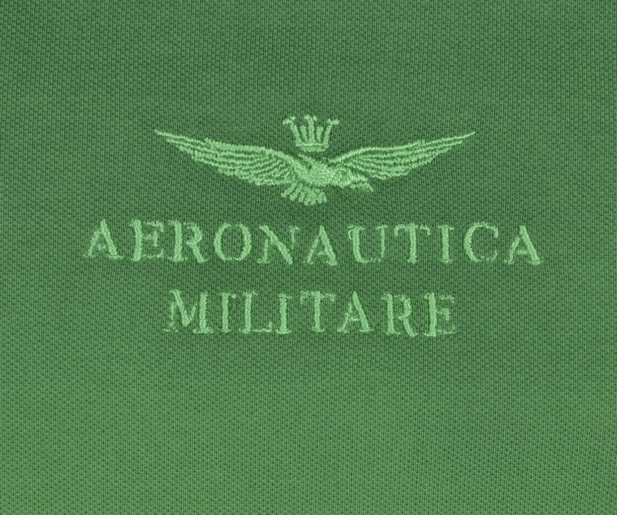 Футболка-поло AERONAUTICA MILITARE verde acceso (PO 979) 