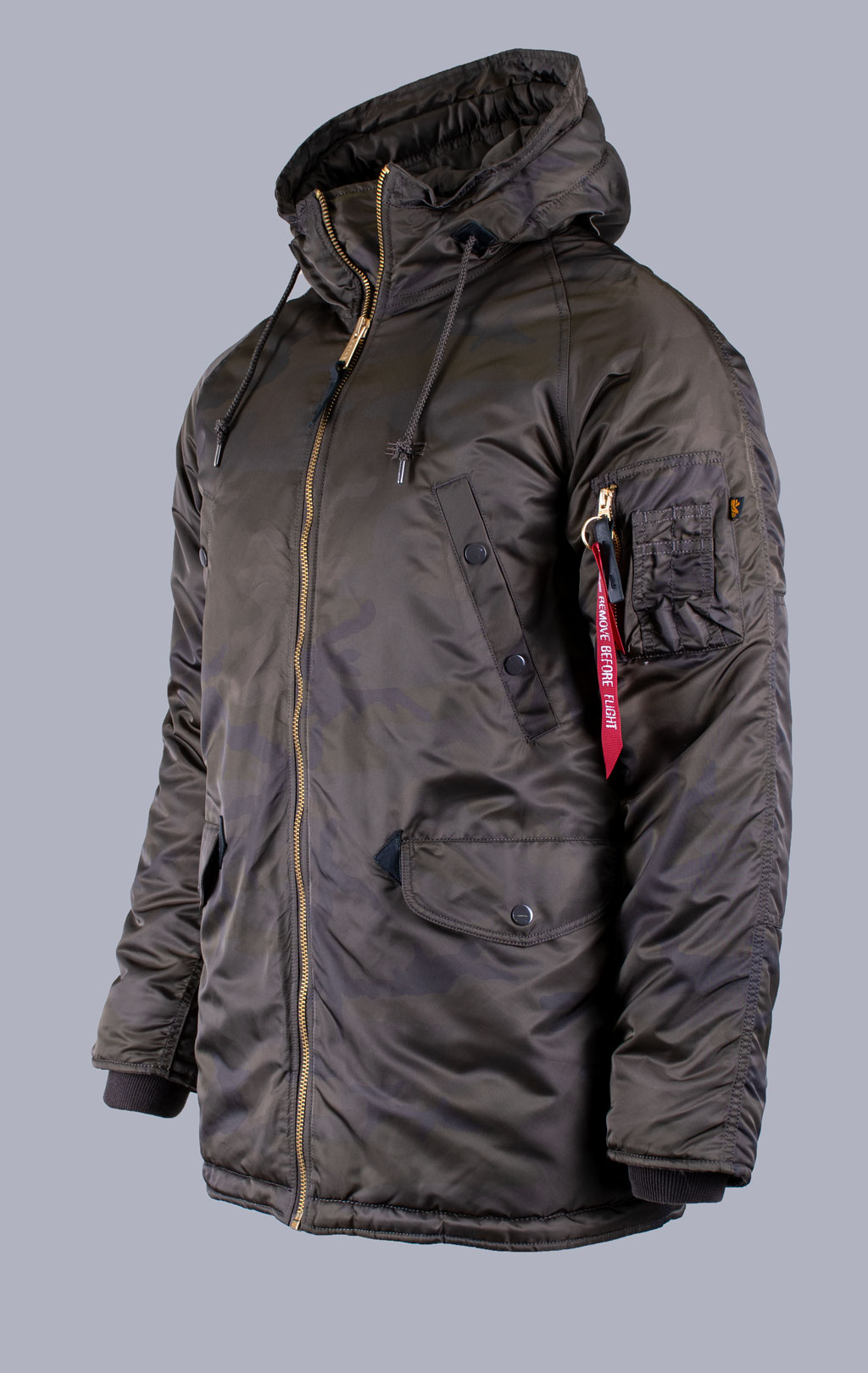 Аляска ALPHA INDUSTRIES PM N-3B dark olive camo 