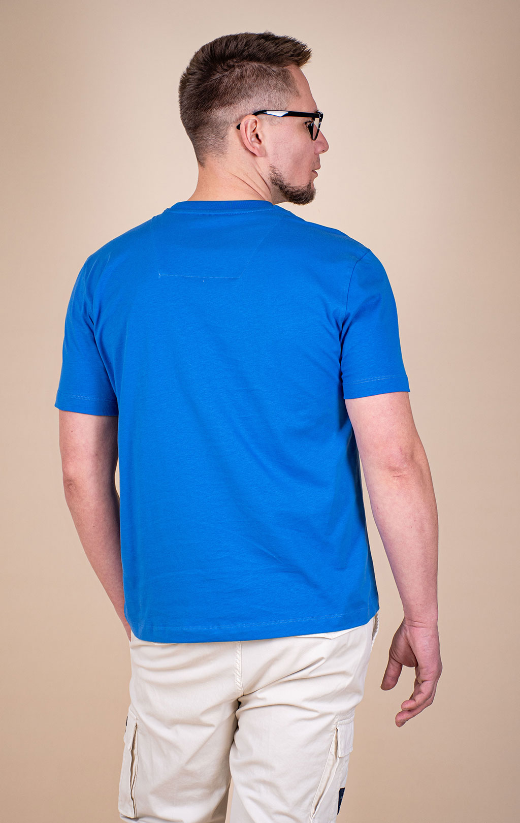 Футболка AERONAUTICA MILITARE SS 26/TR sonic blue (TS 1580) 