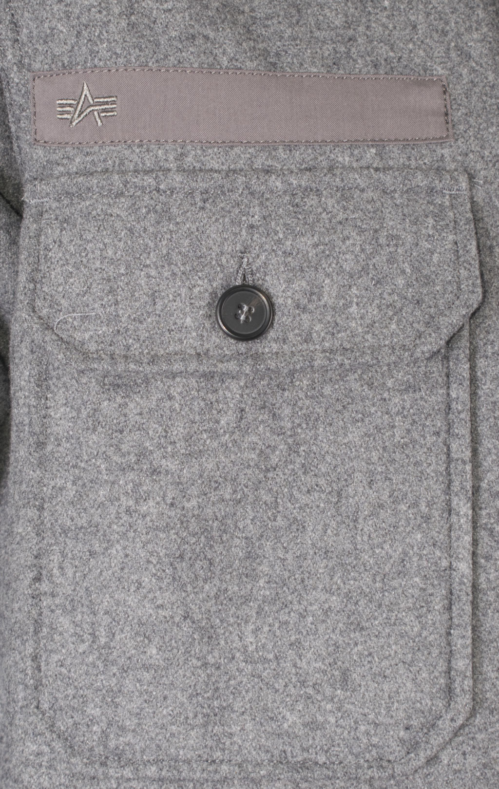 Куртка ALPHA INDUSTRIES WOOL FIELD SHIRT JACKET GEN-II FW 23/24 m dark charcoal heather 