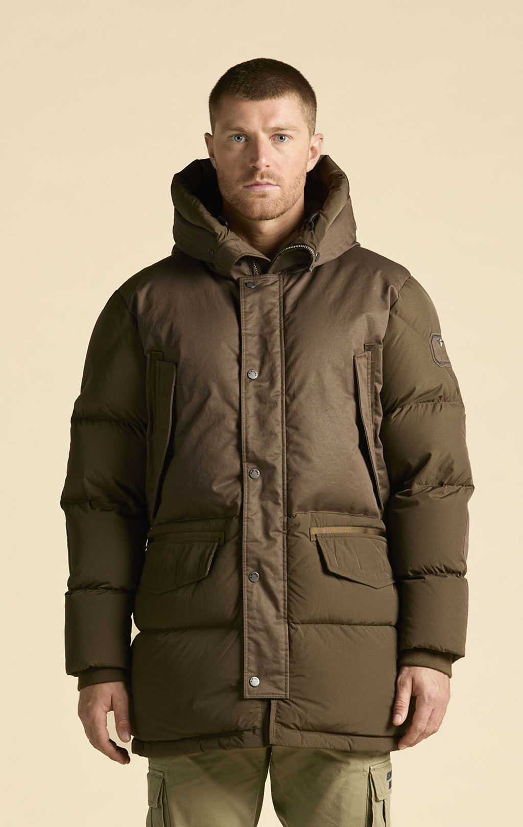 Куртка-парка AERONAUTICA MILITARE FW 26/27/CN chestnut brown (AB 3082) 