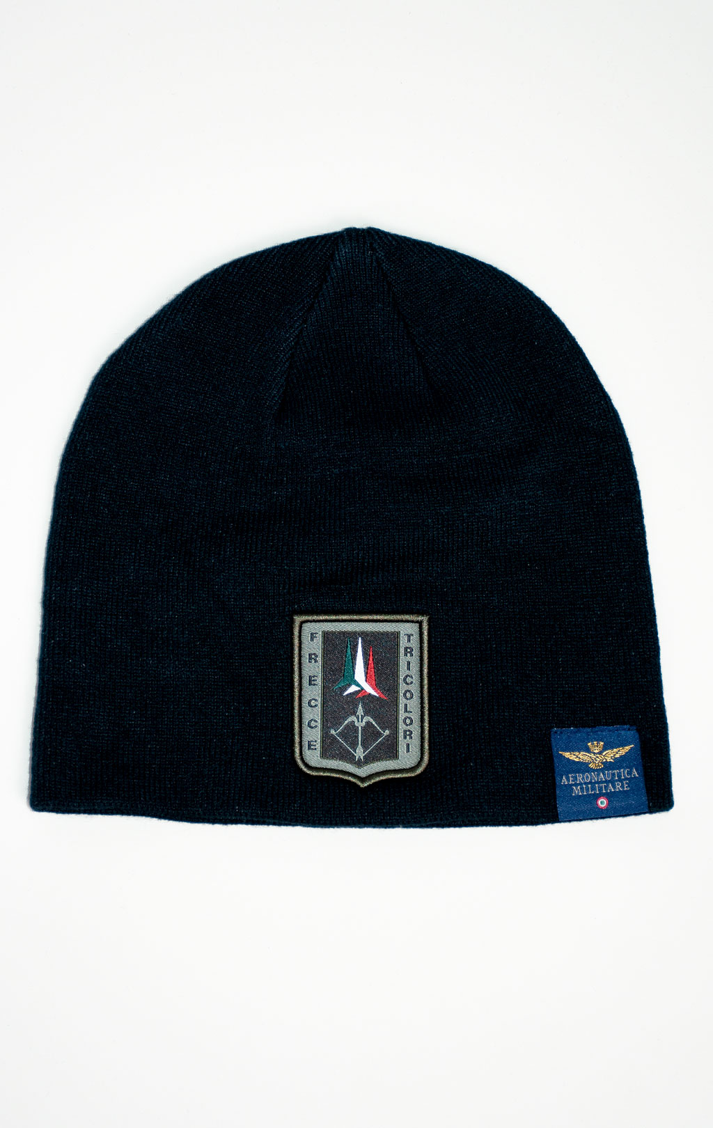 Шапка вязаная AERONAUTICA MILITARE FW 25/26/CN blue navy (CU 0036) 