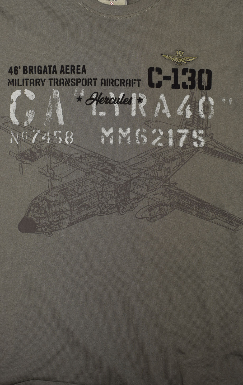 Футболка AERONAUTICA MILITARE FW 23/24/BD dark green (TS 2146)