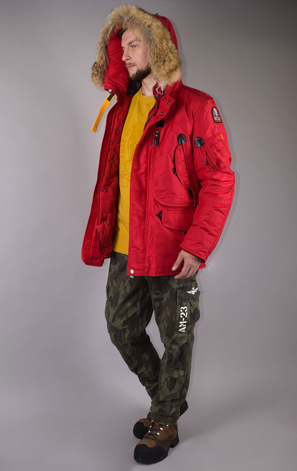 Аляска-пуховик PARAJUMPERS RIGHT HAND FW 19/20 scarlet 