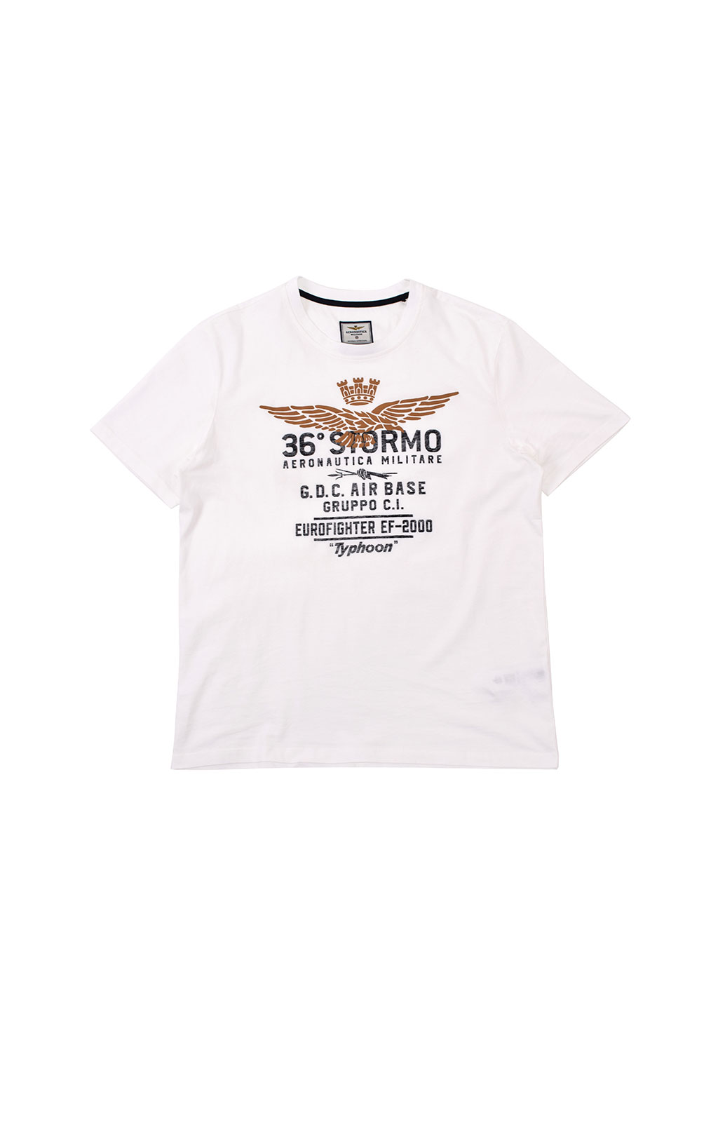 Футболка AERONAUTICA MILITARE SS 21/TR off white (TS 1867) 