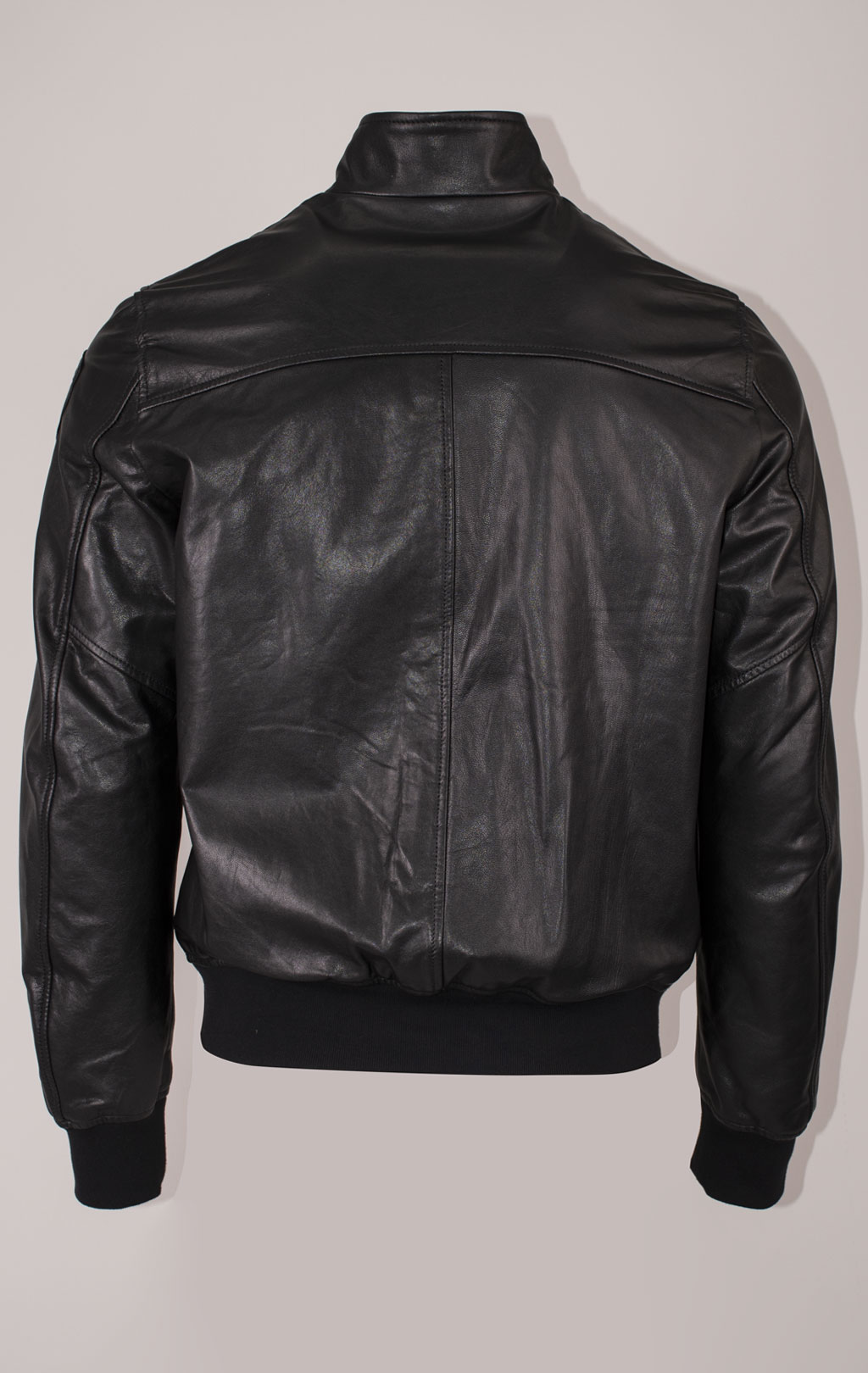 Куртка BLAUER кожа SS 24 m black (LO2417) 