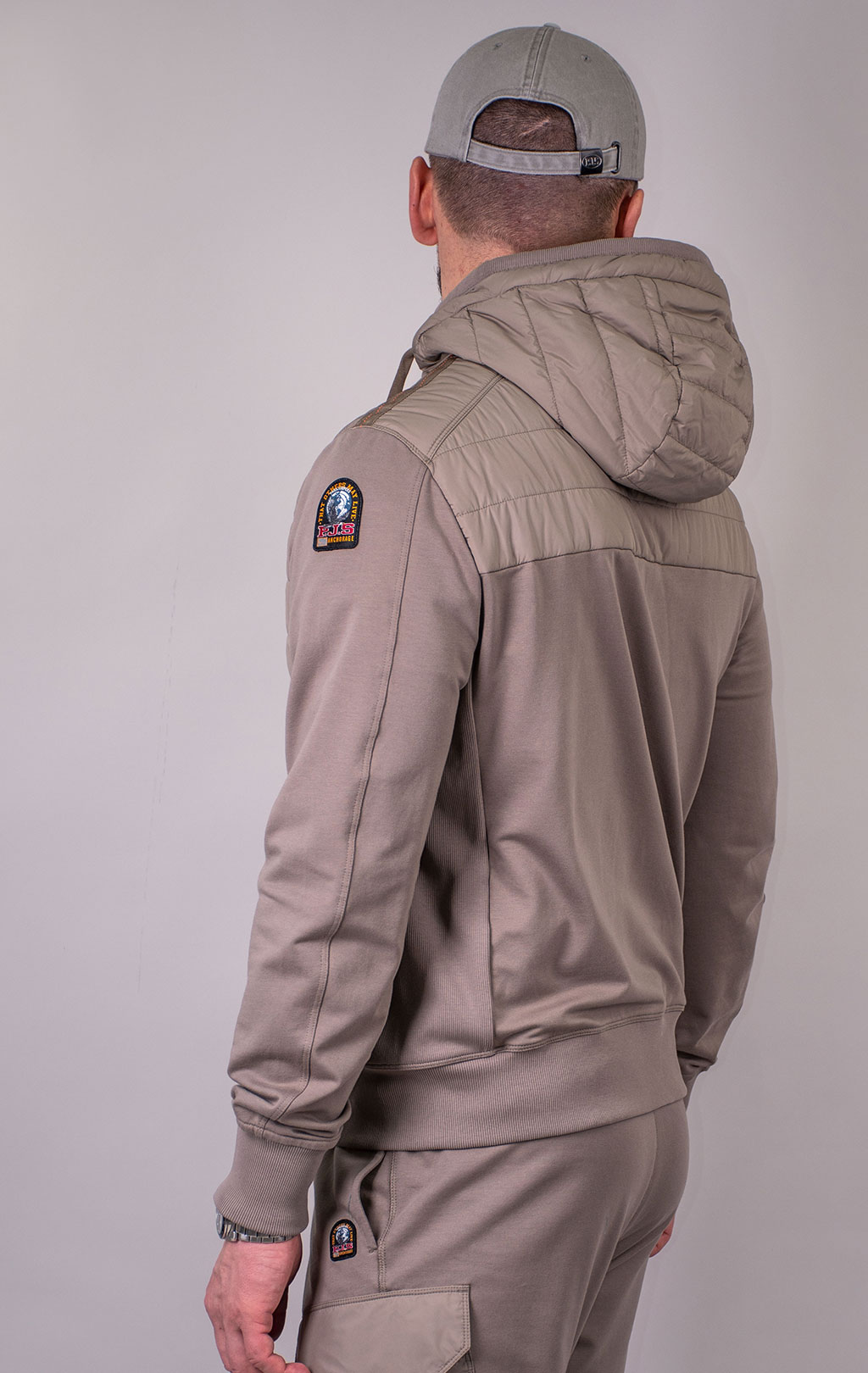 Толстовка комбинированная PARAJUMPERS IVOR SS 24 atmosphere 