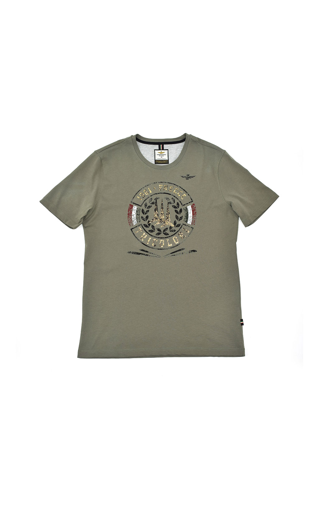 Футболка AERONAUTICA MILITARE FW 20/21/TR verde chiaro (TS 1771) 