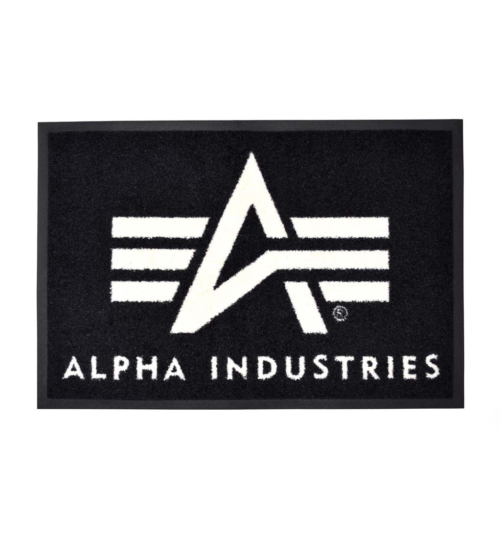 Коврик придверный ALPHA INDUSTRIES DOOR MAT II black/white 