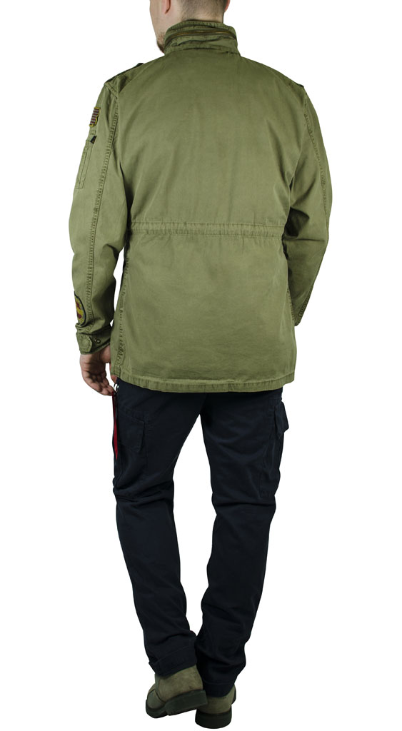 Ветровка ALPHA INDUSTRIES HUNTINGTON PATCH M-65 olive 