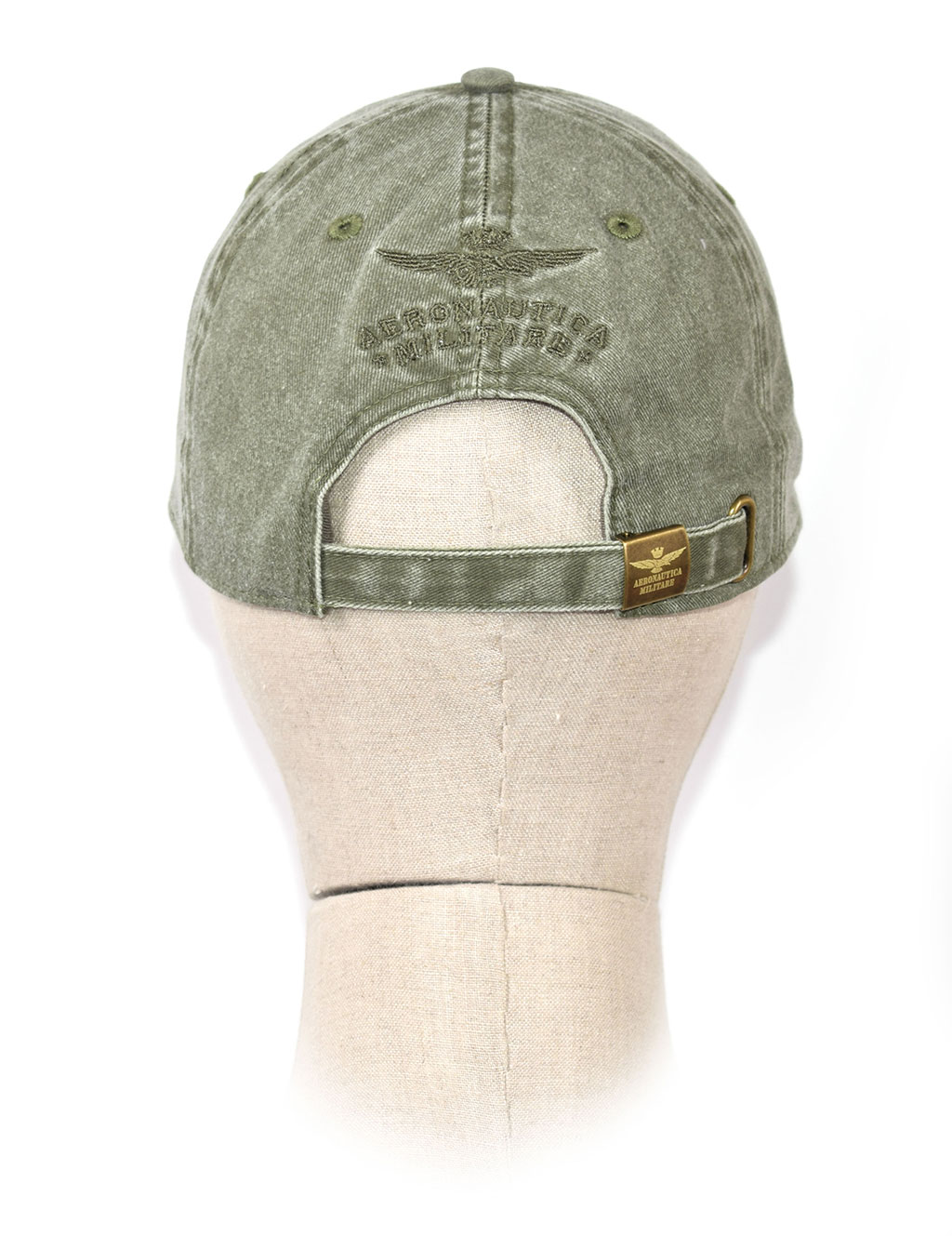 Бейсболка AERONAUTICA MILITARE SS 20/CN verde militare (HA 1045) 