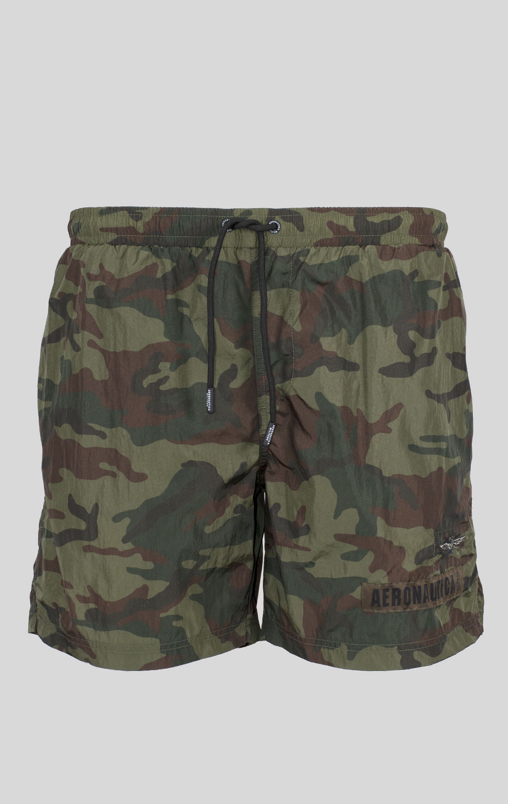 Шорты плавательные AERONAUTICA MILITARE SS 25 m/CN camou military olive (BW 227) 