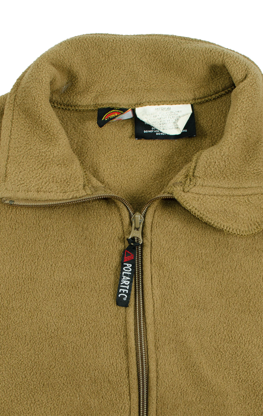 Флис армейский POLARTEC USMC 1/2 Zipp brown б/у США