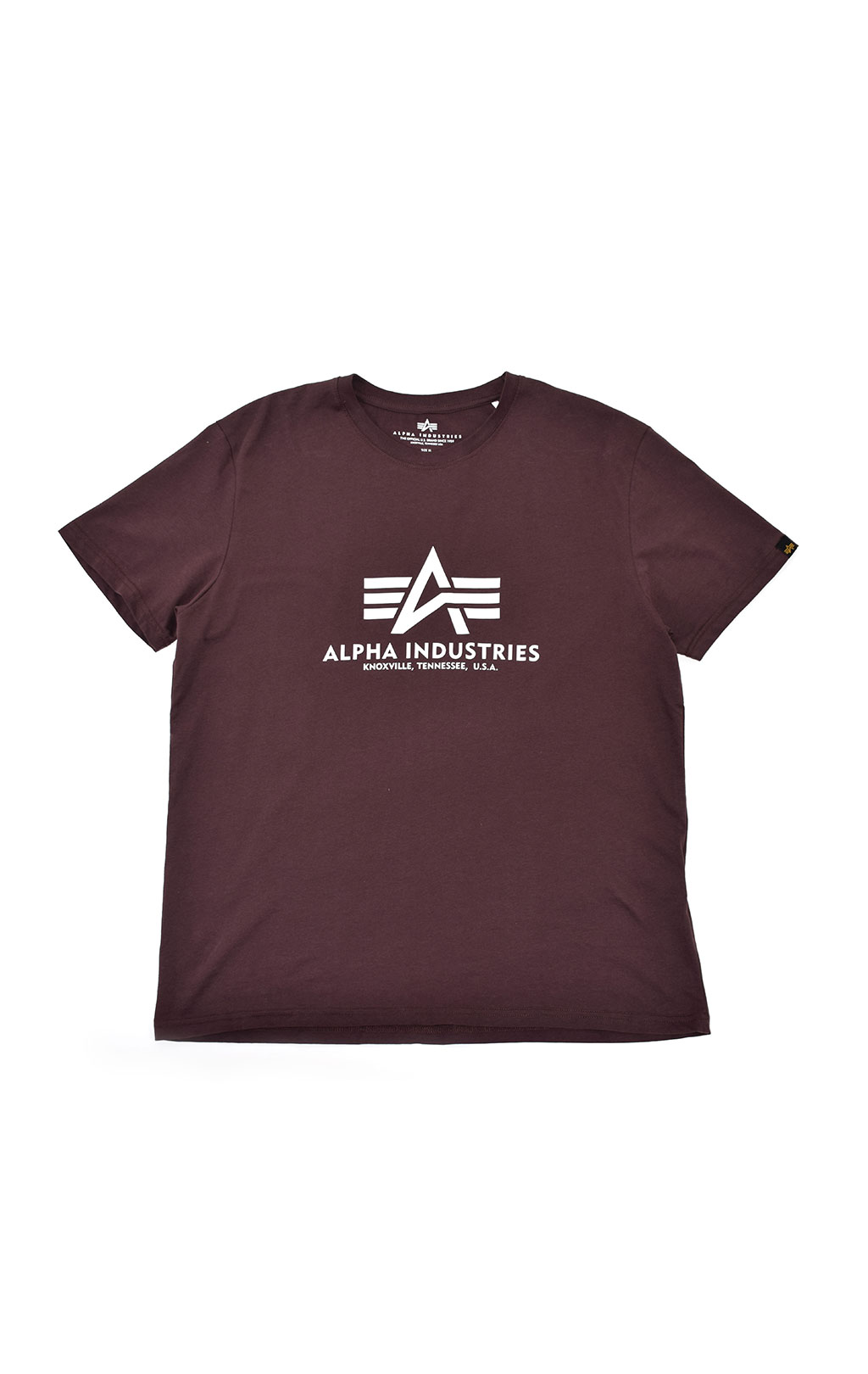 Футболка ALPHA INDUSTRIES BASIC T deep maroon 