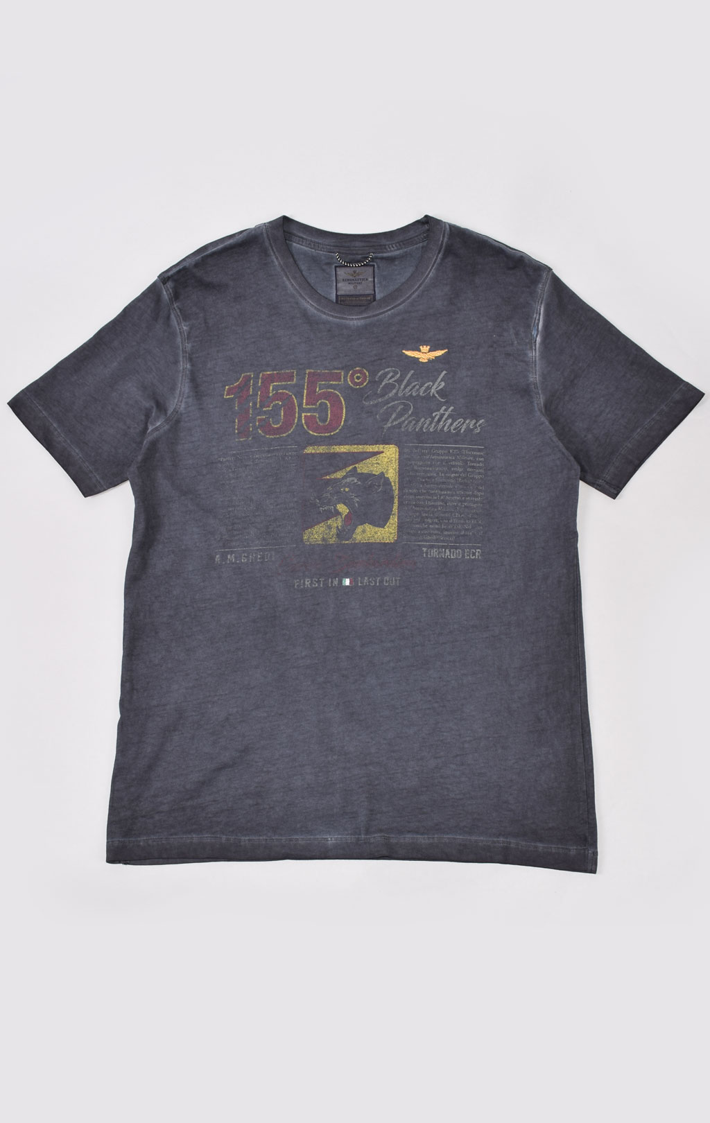 Футболка AERONAUTICA MILITARE FW 21/22/BD blue black (TS 1898) 