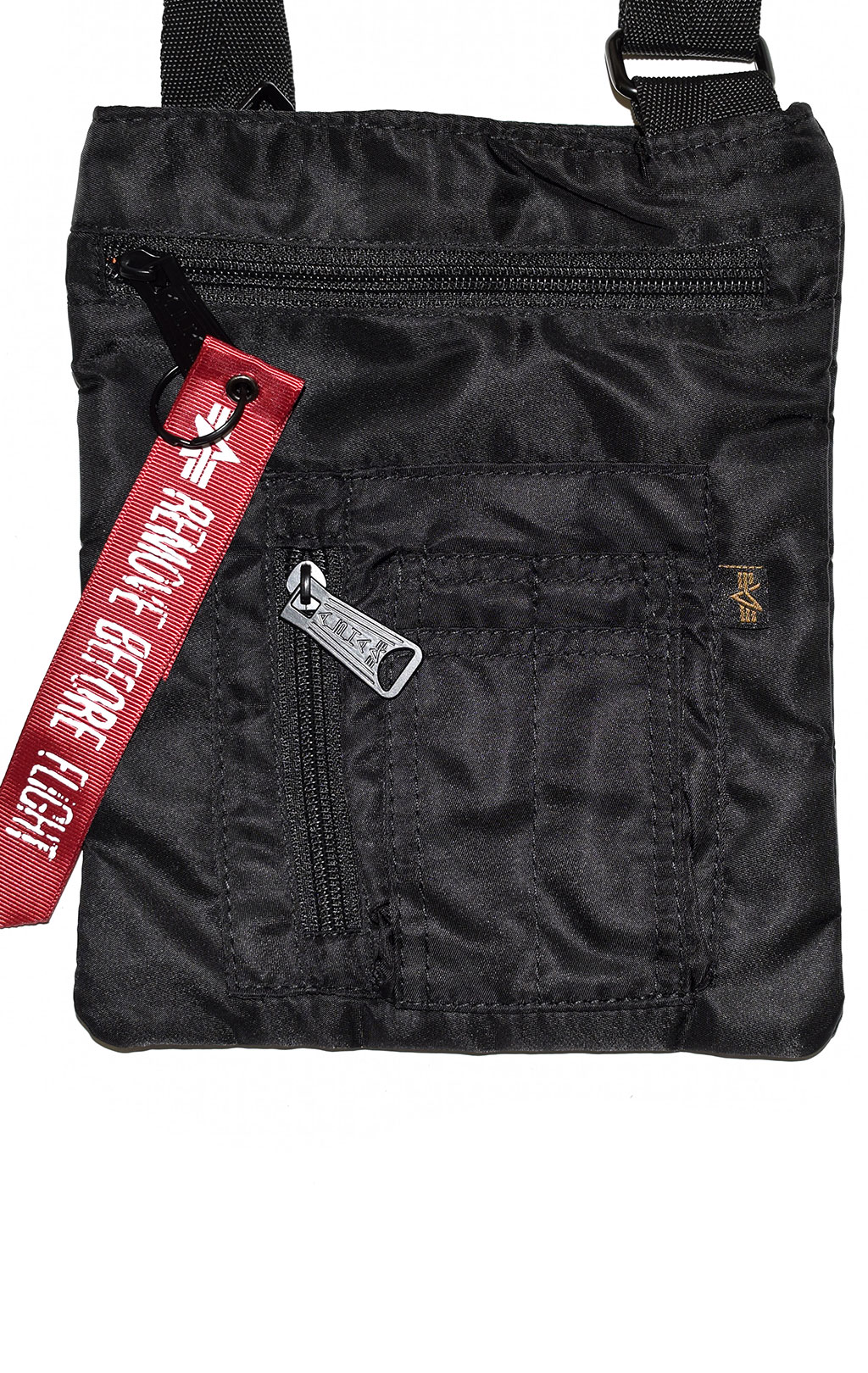 Сумка ALPHA INDUSTRIES CREW MESSENGER BAG black 