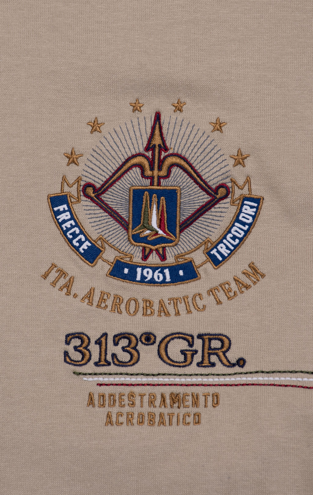 Лонгслив AERONAUTICA MILITARE FW 26/27/BD hazelnut (TS 2573) 