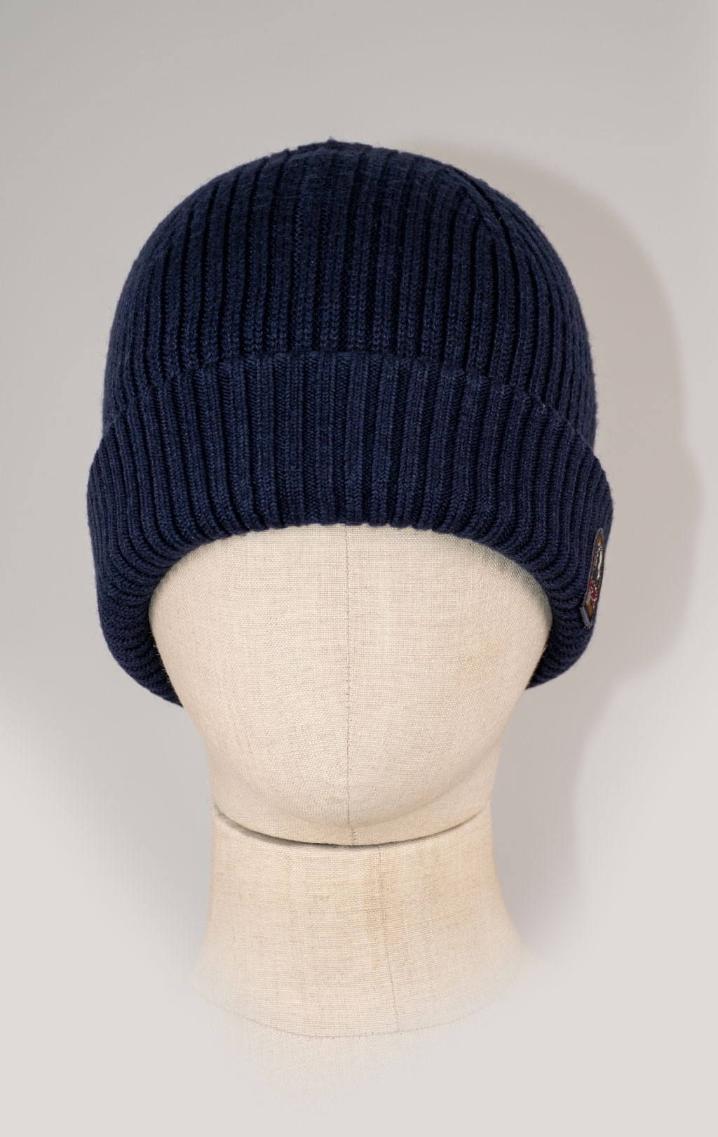 Шапка вязаная PARAJUMPERS RIB HAT FW 25/26 blue navy 