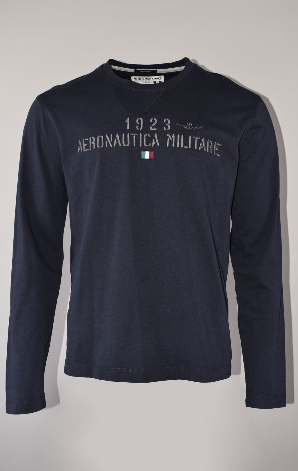 Лонгслив AERONAUTICA MILITARE SS 23/TR blue black (TS 2052)