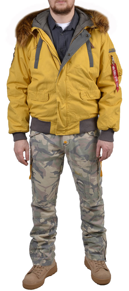 Куртка ALPHA INDUSTRIES MOUNTAIN JACKET yellow 