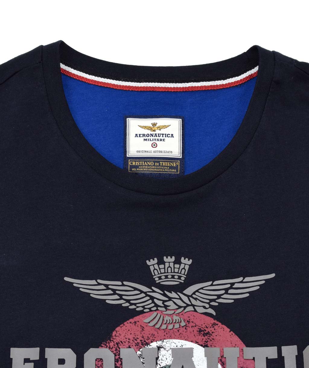 Футболка AERONAUTICA MILITARE SS 21/IN blue black (TS 1843) 