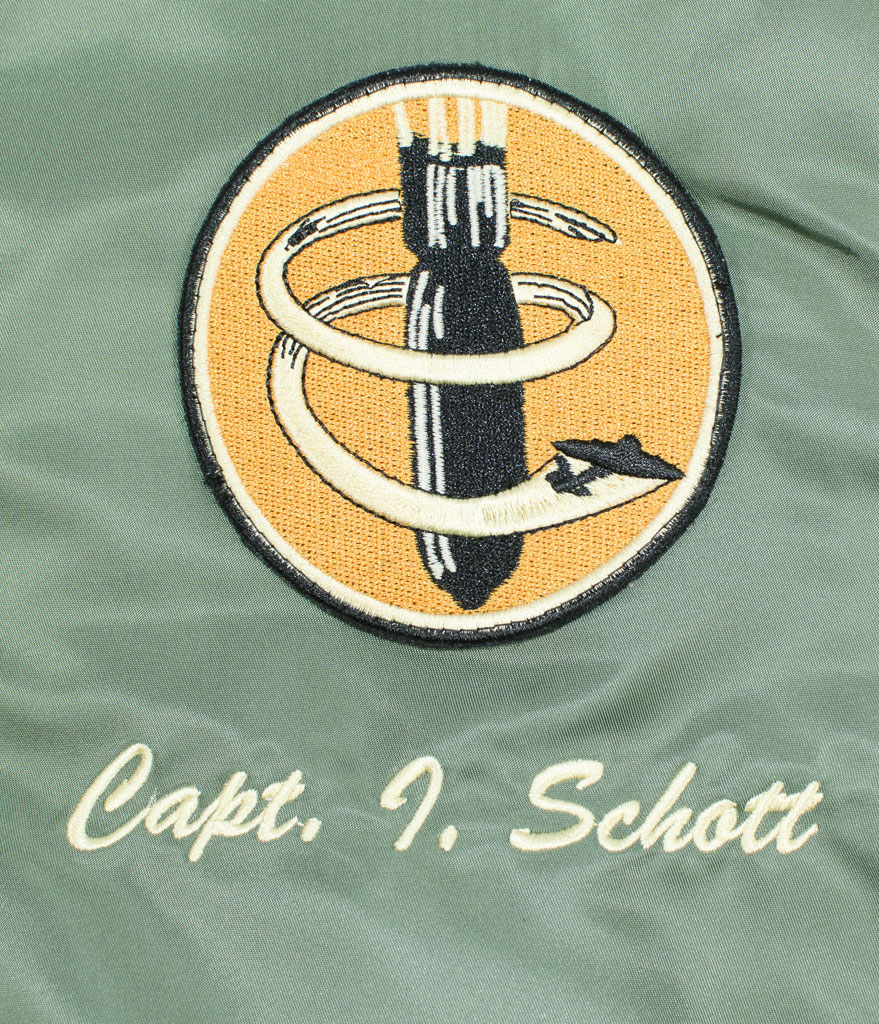 Куртка SCHOTT NYC FLIGHT SATIN JCT Highly Decorated 27 нейлон sage (9726) 
