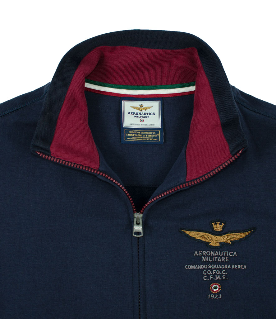 Толстовка AERONAUTICA MILITARE blue navy (FE 1116) 