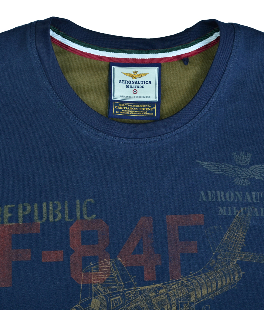 Лонгслив AERONAUTICA MILITARE blue navy (TS 1423) 