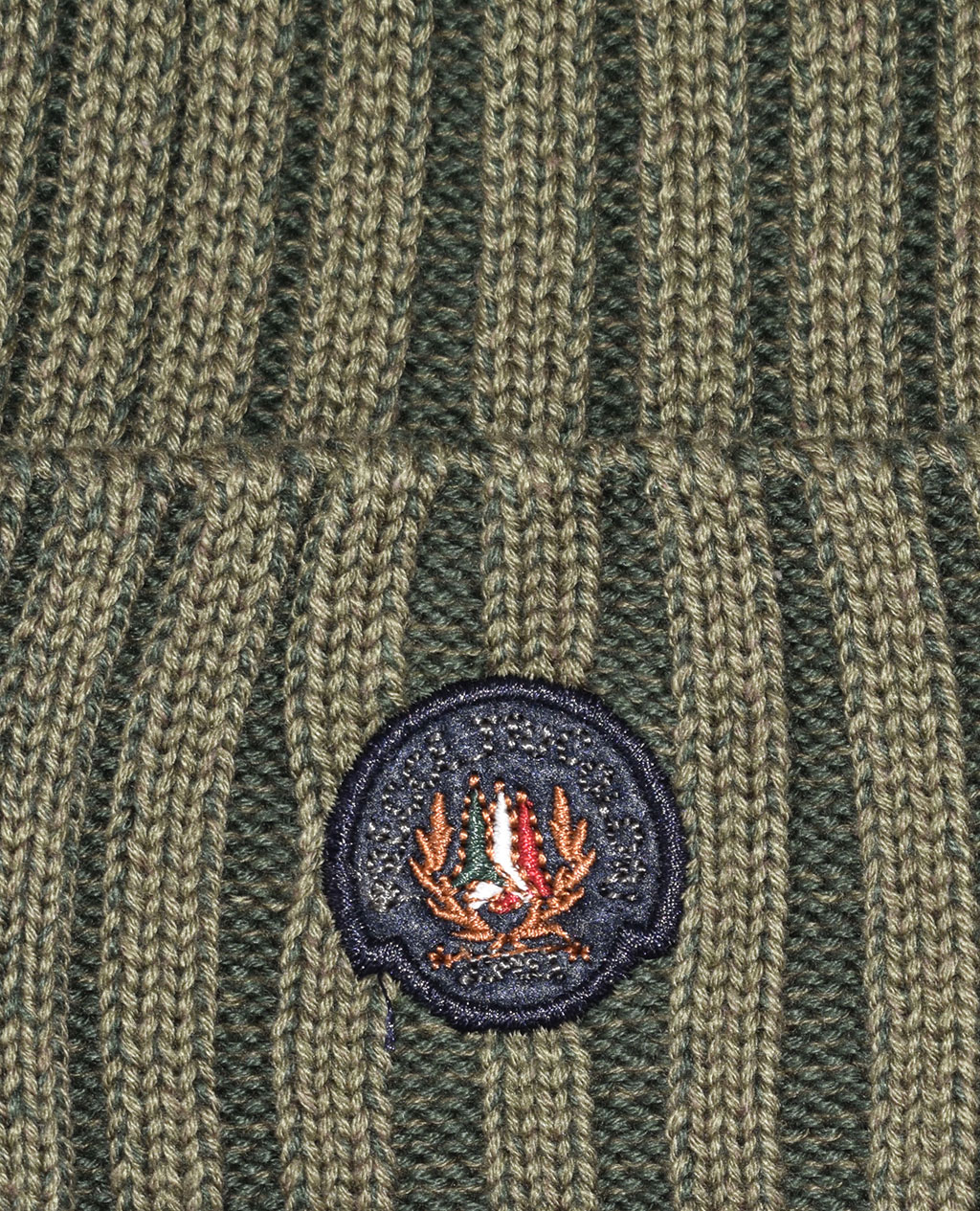 Шапка вязаная AERONAUTICA MILITARE FW 19/20 verde marcio (CU 010)