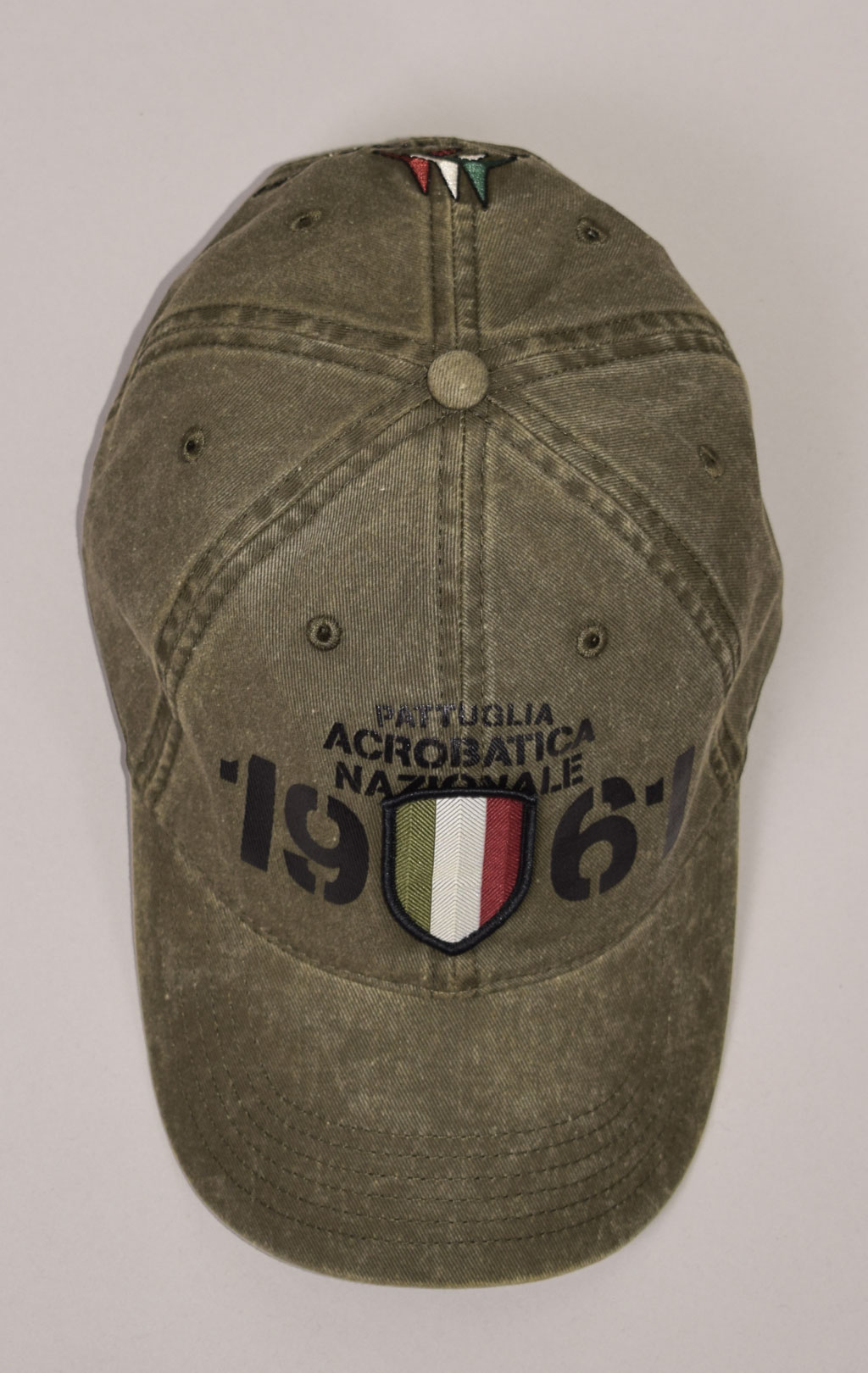 Бейсболка AERONAUTICA MILITARE FW 22/23/CN verde militare (HA 1120)