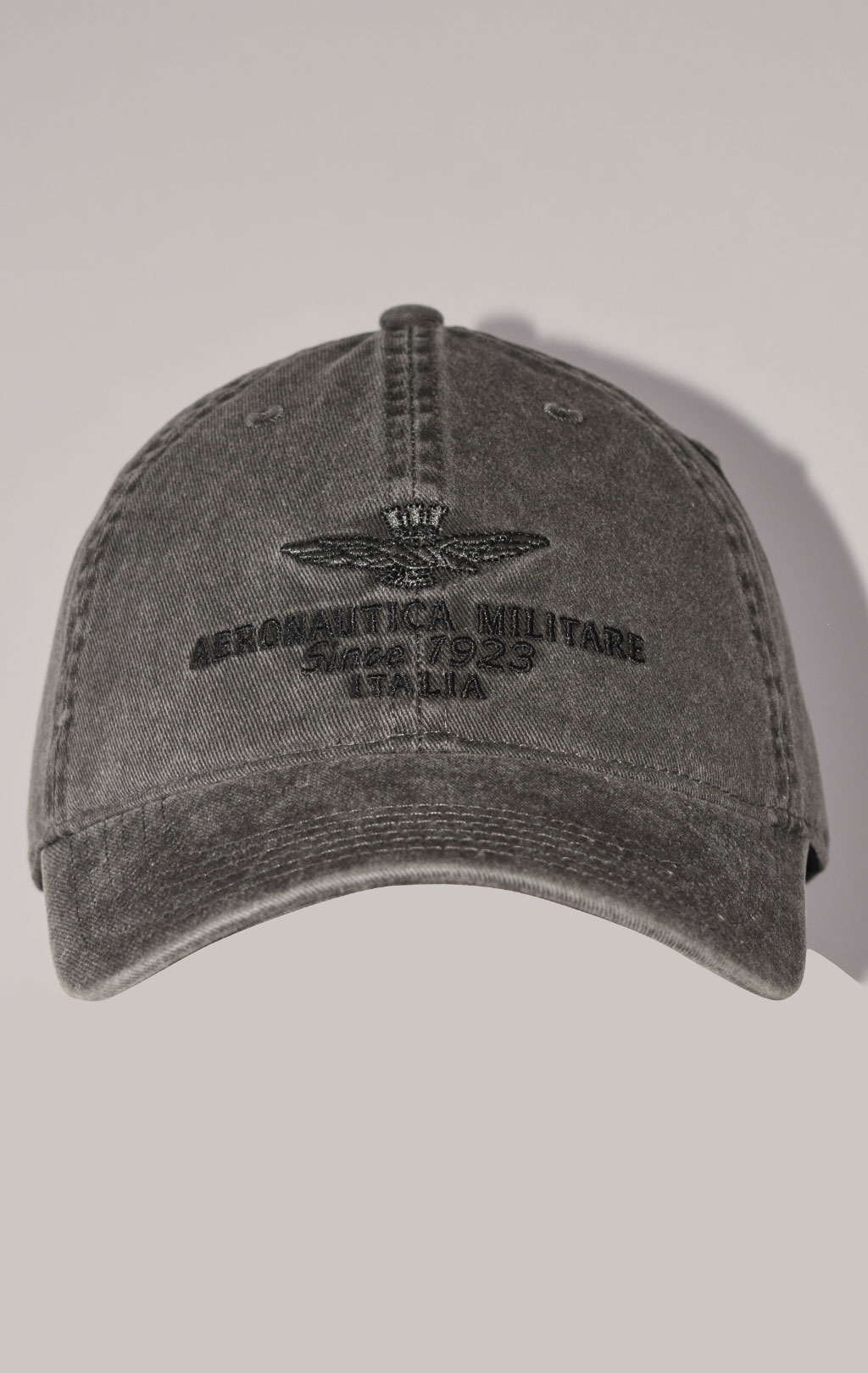 Бейсболка AERONAUTICA MILITARE SS 23/CN jet black (HA 1102)