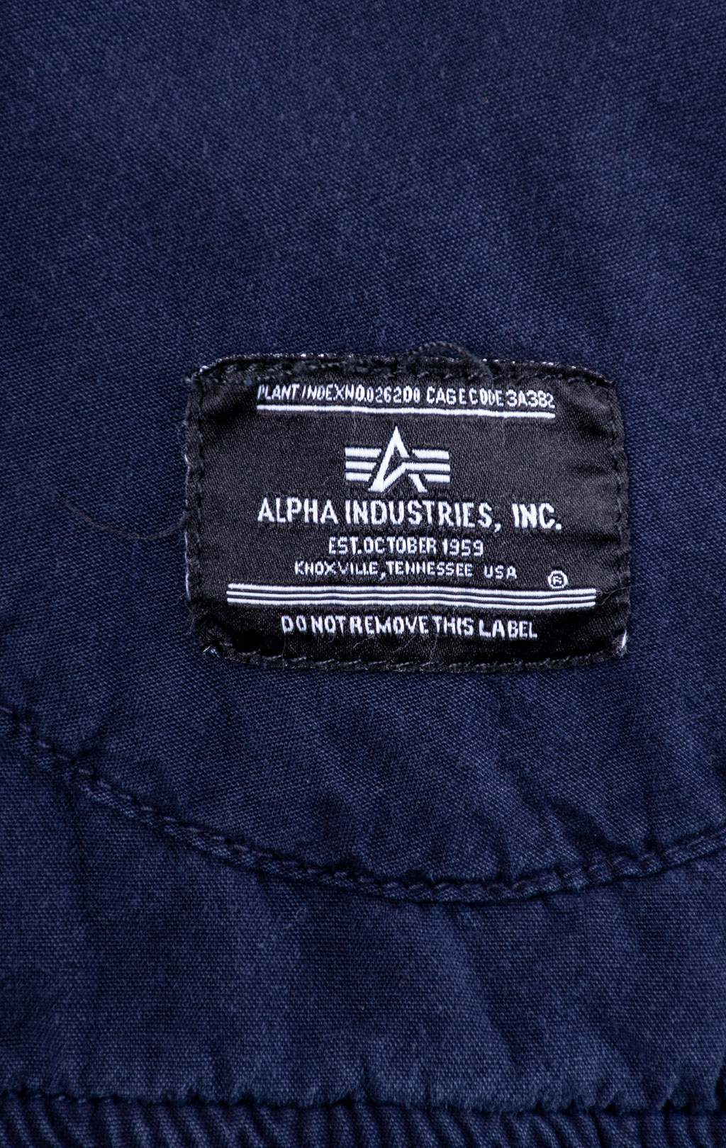 Бомбер-ветровка ALPHA INDUSTRIES US NAVY DECK HOOKED MOD JACKET SS 24 m replica blue 