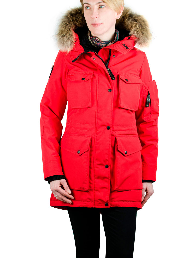 Женский пуховик ARCTIC EXPLORER UMI red 