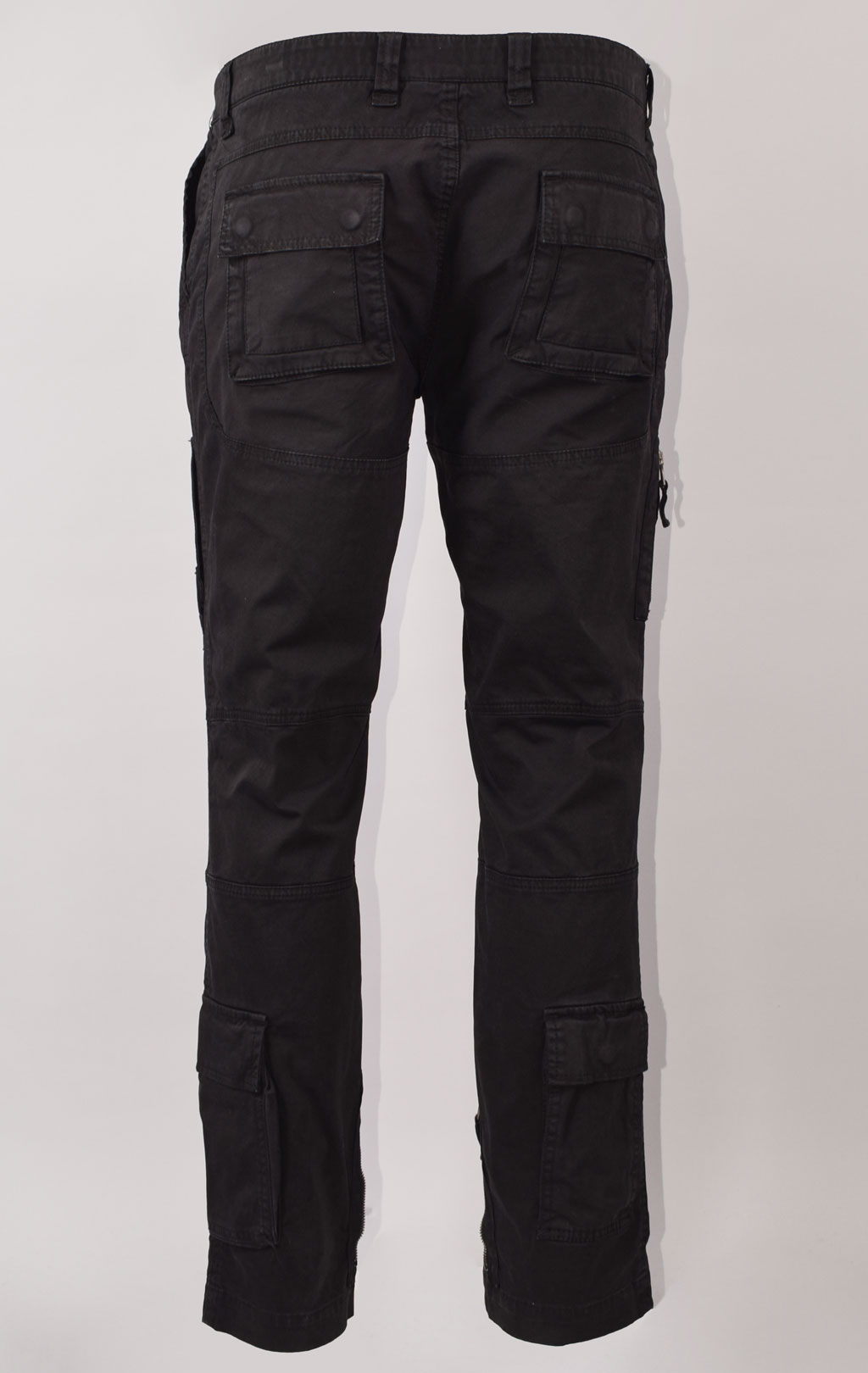 Брюки-карго AERONAUTICA MILITARE ANTI-G плотные FW 23/24/AL jet black (PA 1557) 